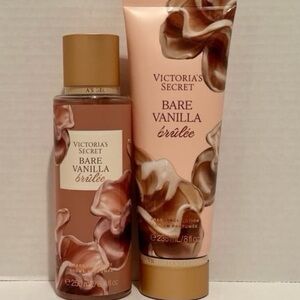 Victoria’s Secret NEW Bare Vanilla Brulee Fragrance Lotion & Fragrance Mist